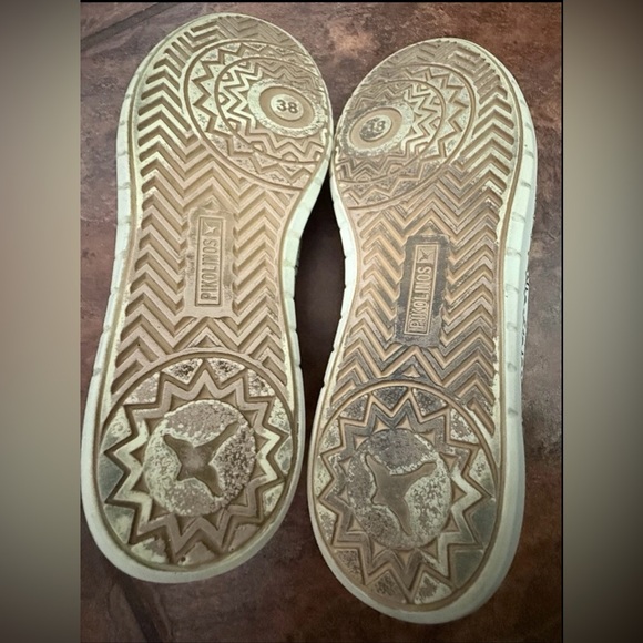 PIKOLINOS Women's Mesina Lace up Nata Cream Lather Shoes Size 7.5-8/38 - Picture 10 of 16